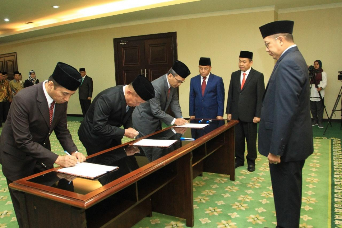 Menag Lantik Tiga Rektor UIN; Makassar, Semarang dan Bandung