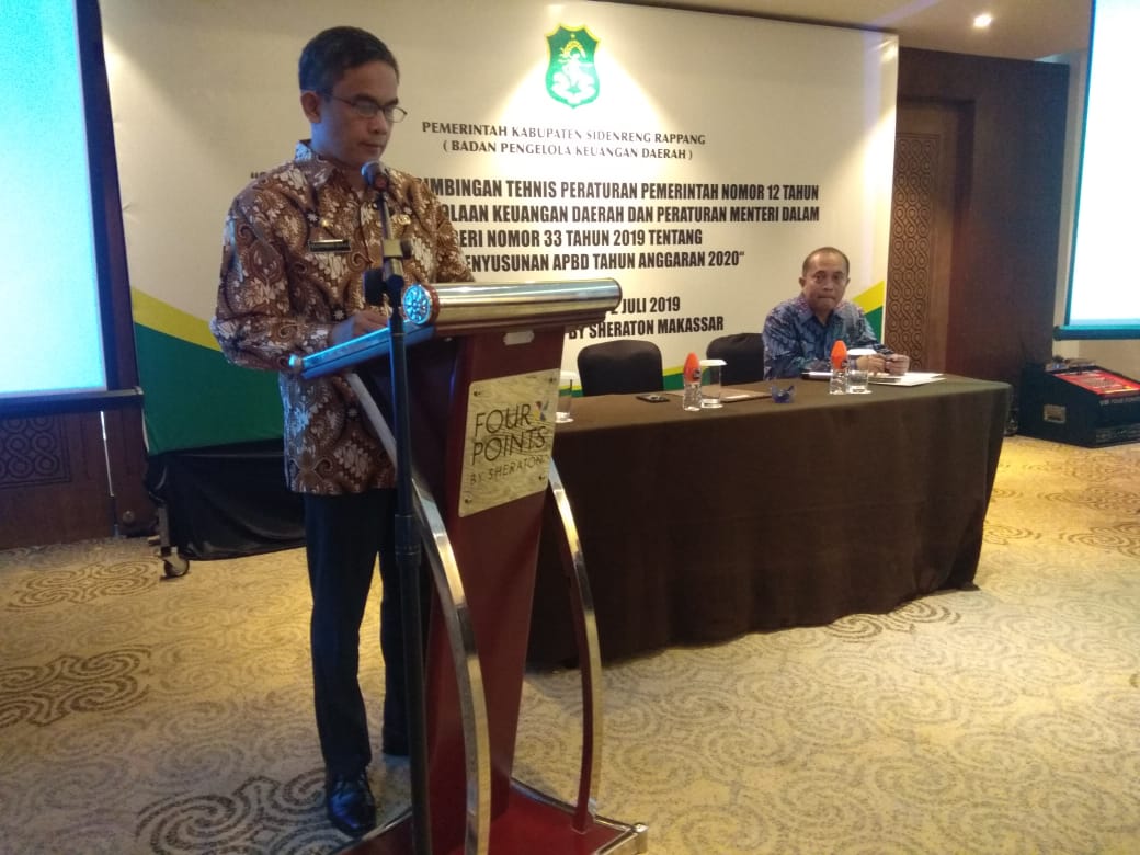 Pemkab Sidrap Bimtek Penyusunan APBD, Sekda; SKPD Harus Singkron, Jangan Kerja Sektoral