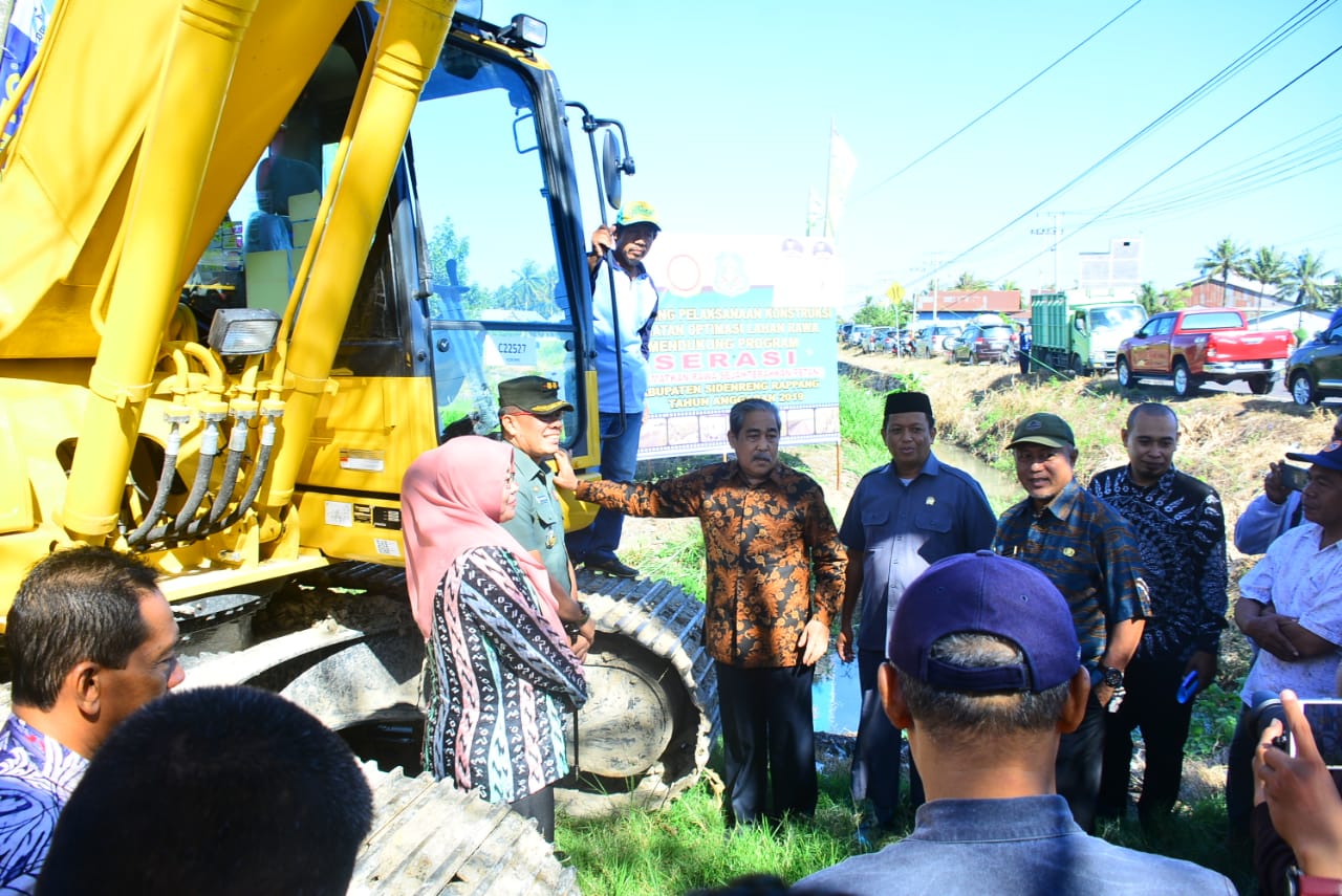Pemkab Sidrap Launching Optimasi Lahan Rawa Program “Serasi”