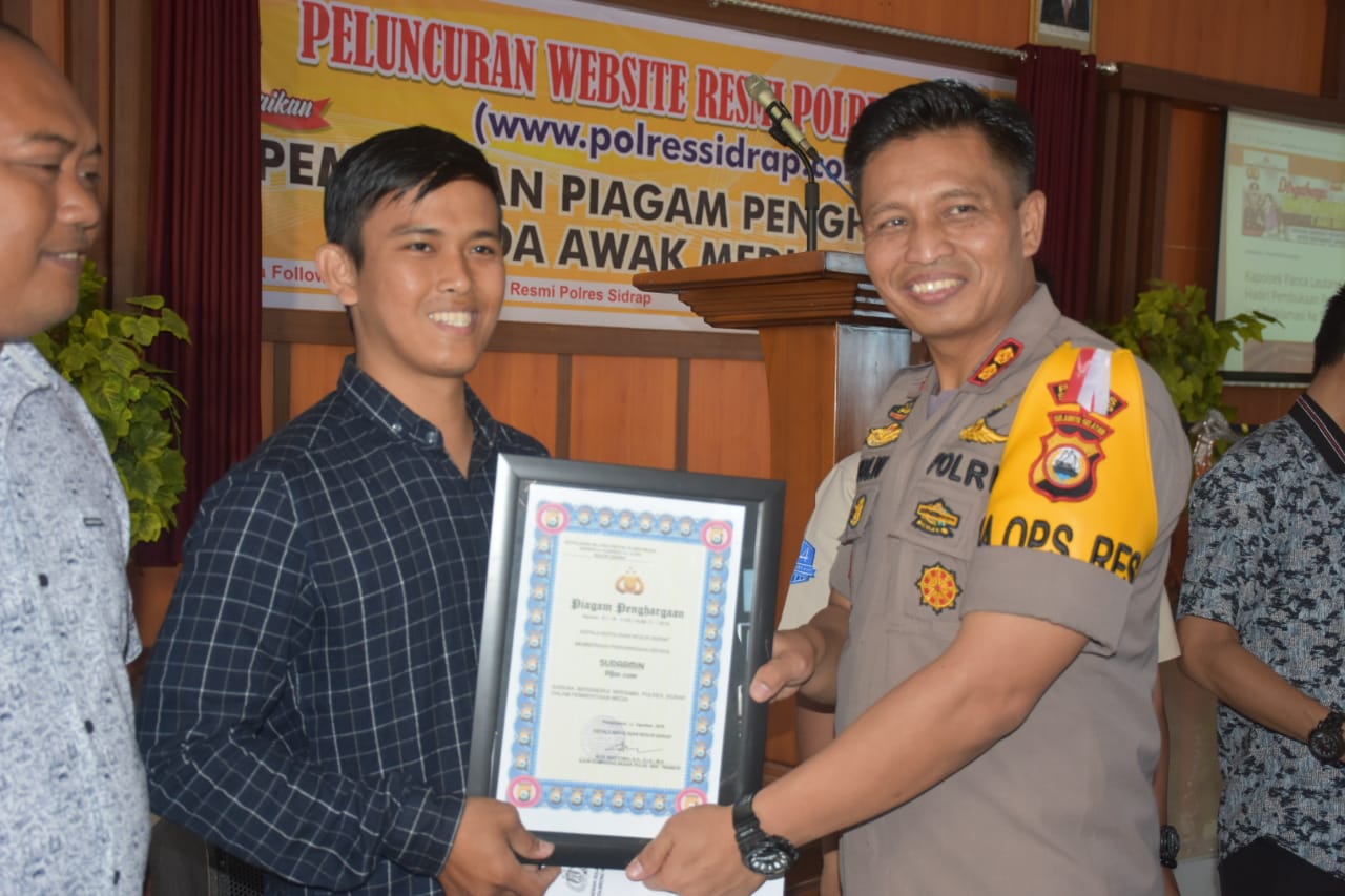 Polres Sidrap Luncurkan Website untuk Informasi Terbaru