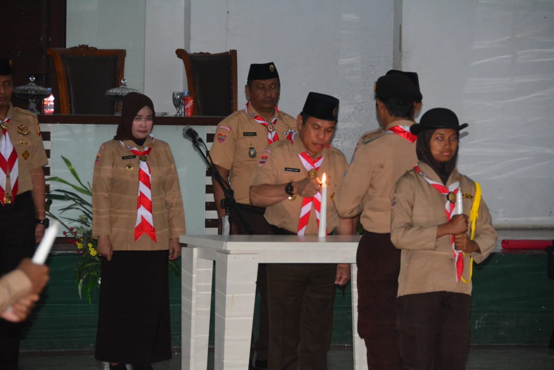 Wabup Sidrap Ajak Anggota Pramuka Perkuat Jiwa Nasionalisme dan Patriotisme