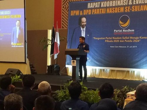 Nasdem Sulsel Bertekad Usung Kader Sendiri di Pilkada 2020   