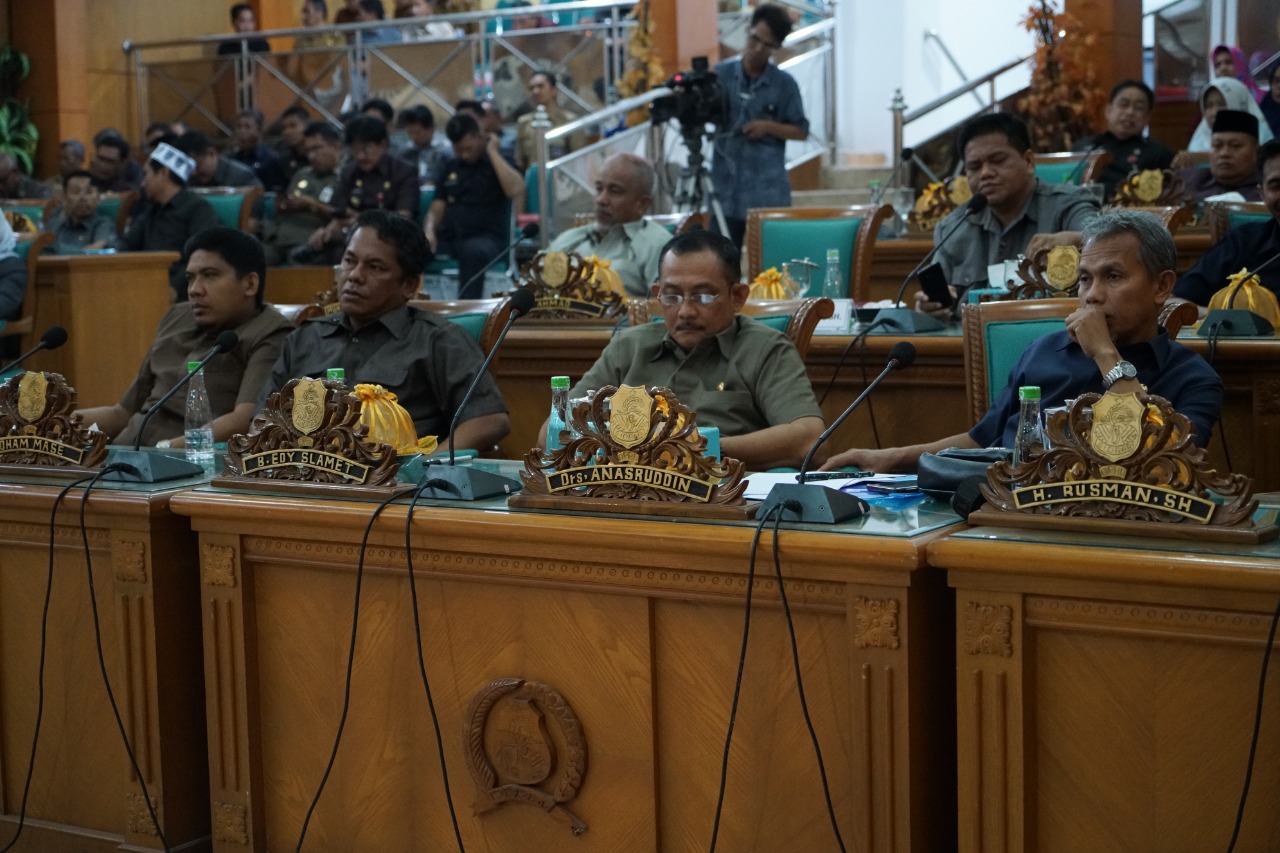 Pemkab Sidrap Ajukan Tiga Ranperda 2020, APBD Target Peningkatan hingga 36 M