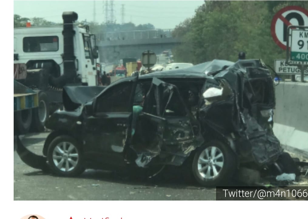 Enam Orang Tewas, 21 Kendaraan Lakalantas Beruntun  di Tol Cipularang