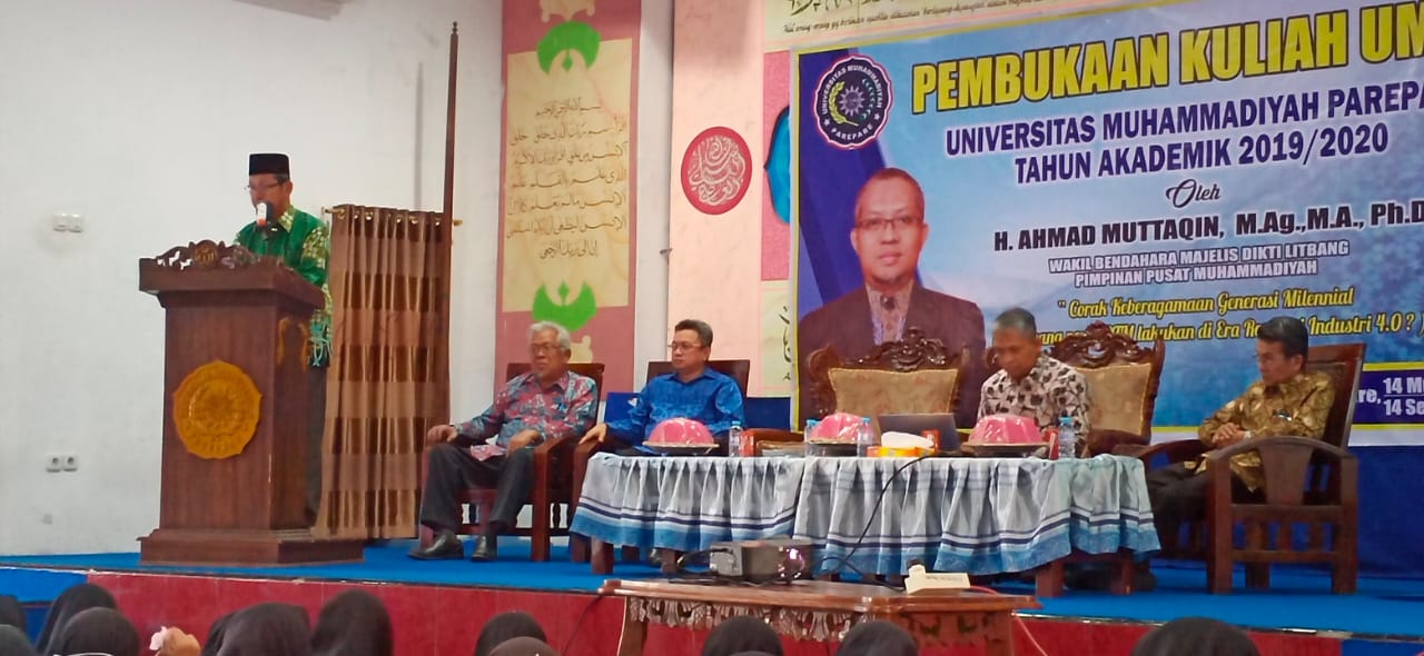 Video : Ini Pesan Ketua BPH UM Parepare saat Pembukaan Kuliah Umum 2019/2020