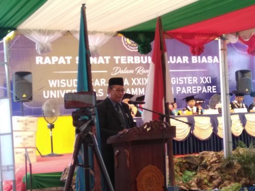 Prof Ambo Asse, Ketua Pimpinan Wilayah Muhammadiyah (PWM) Sulsel. --foto sucipto/pijarnews--