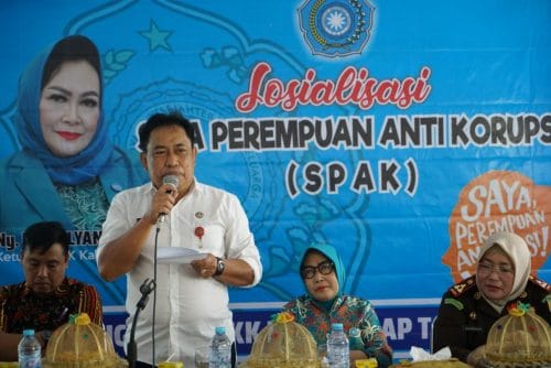 TP PKK Sidrap Sosialisasi SPAK, Mulyani Dollah : Perempuan Miliki Peran Berantas Korupsi