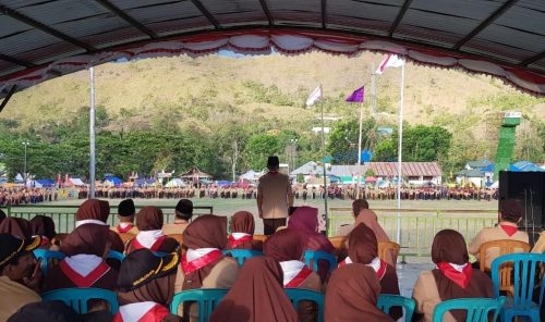 Dibuka Bupati, Ratusan Siswa SD-SMP Antusias Ikut Jambore di Baraka
