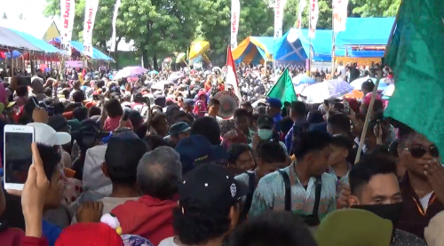 Begini Meriahnya Maulid Nabi Dirangkai Tradisi Sayyang Pattuddu di Ujung Lero