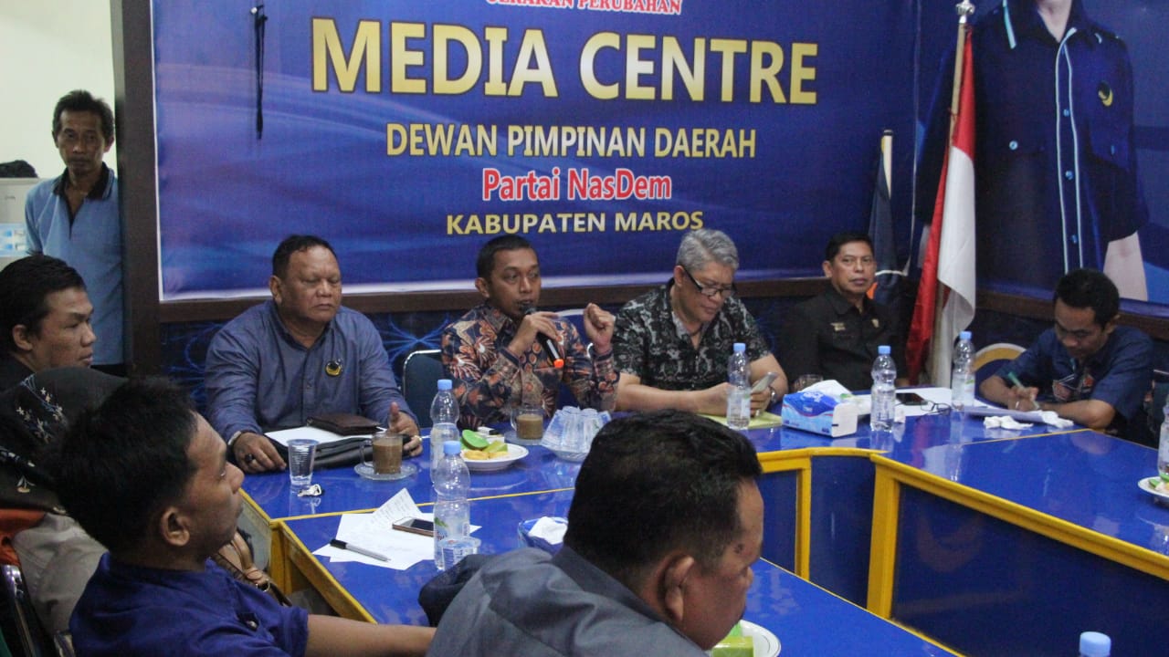 Sekretaris DPW Partai NasDem Sulsel Pimpin Rapat Konsolidasi di Maros