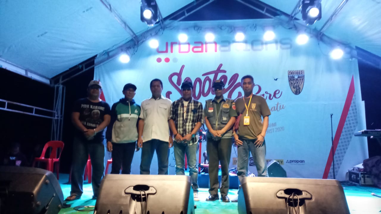 Ribuan Pecinta Vespa Meriahkan Silaturahmi SPBU Parepare, Ketua IVI Imbau Taat Berlalulintas