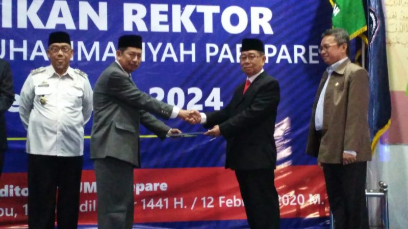 Pelantikan Rektor UM Parepare Periode 2020-2024