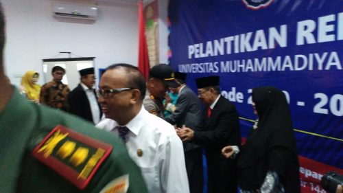 FOTO : Rektor IAIN Parepare Hadiri Pelantikan Rektor UM Parepare