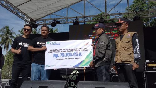 BPJamsostek Serahkan Bantuan Bencana Rp79 Juta ke Pemkab Sidrap 