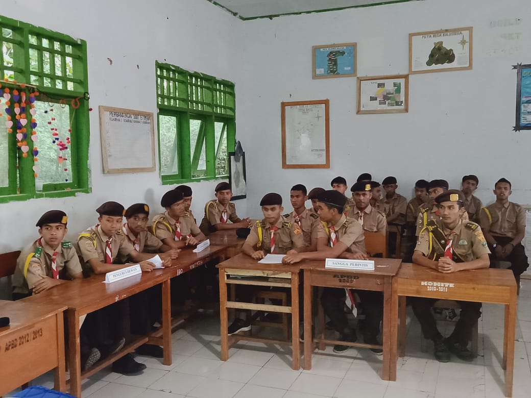 SMAN 23 Bone Gelar Musyawarah Adat Ambalan Pramuka  Pijar 