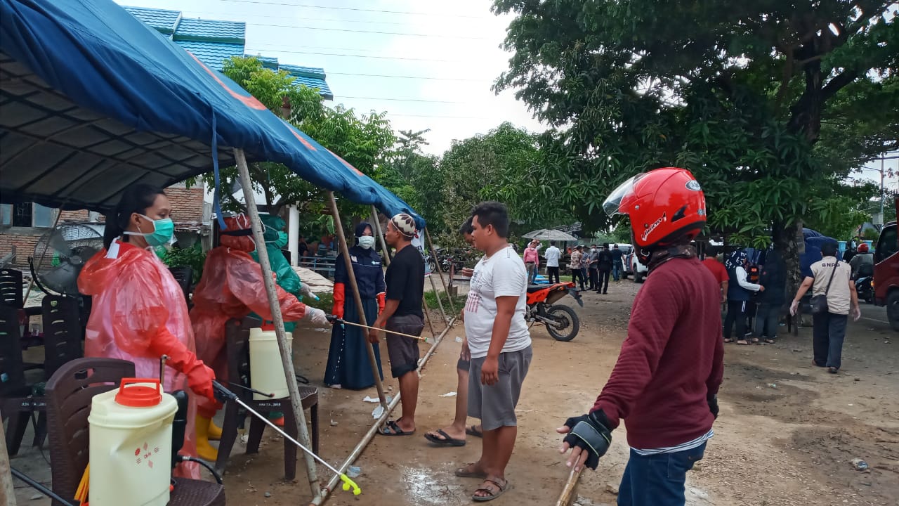 Cegah Covid-19, Petugas Gabungan Polman Perketat Pemeriksaan di Perbatasan
