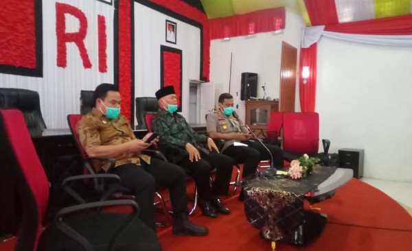 Lewat Video Conference, Bupati Enrekang Laporkan Penanganan Covid-19 ke Gubernur