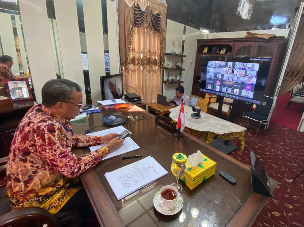 Gubernur Sulsel Ajak Kolaborasi Organisasi Sosial dan PTS Tangani Covid-19