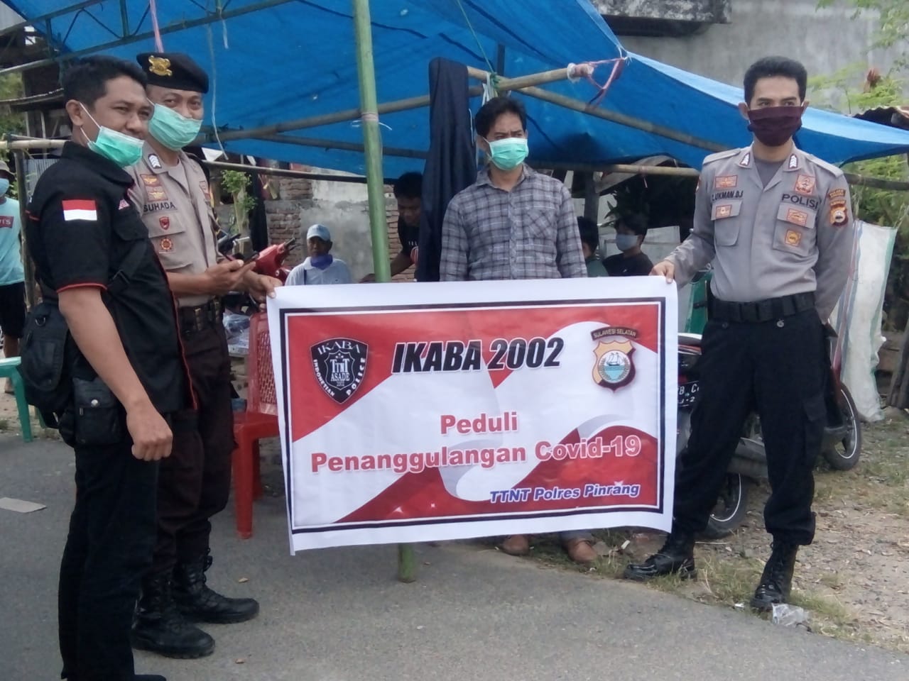 Alumni Bintara Polri Angkatan XX1 (TTNT – ASADE) Salurkan APD Covid-19