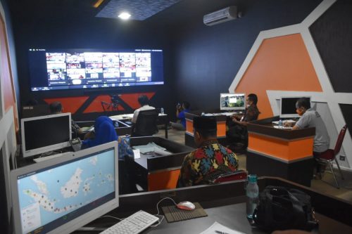 Bupati Soppeng Rakor KPK Melalui Vidio Conference