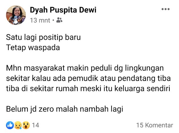 Batal Menuju Zero Covid-19, Pasien Positif di Pinrang Tambah 1 Orang Batal Menuju Zero Covid-19, Pasien Positif di Pinrang Tambah 1 Orang