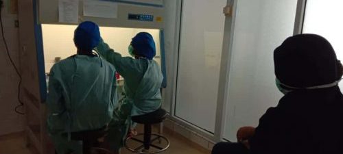 Tim BBLK Makassar Latih Tim Labkesda Soppeng untuk Pengambilan Swab