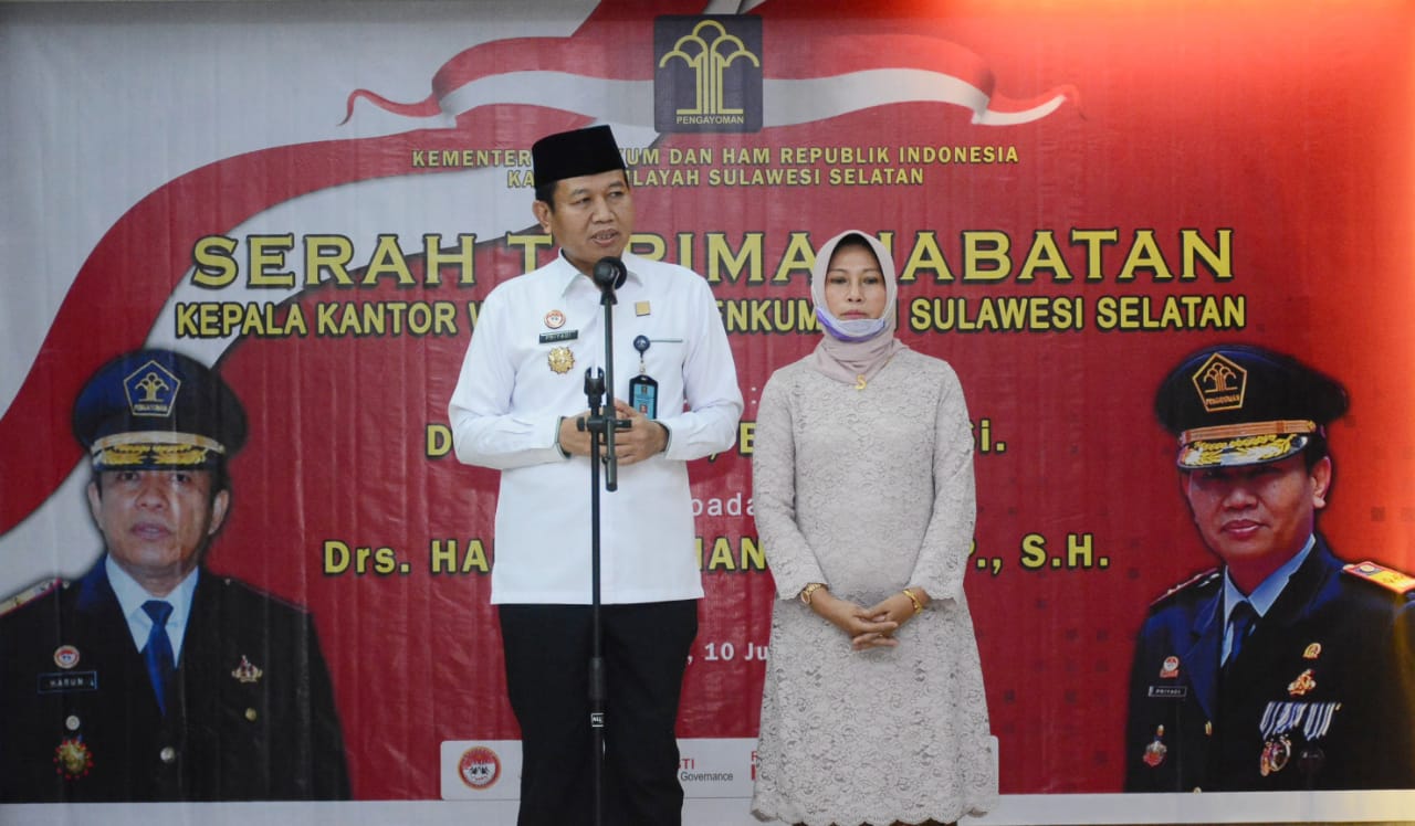 Pindah ke Jateng, Ini Pesan Priyadi ke Jajaran Kemenkum HAM Sulsel