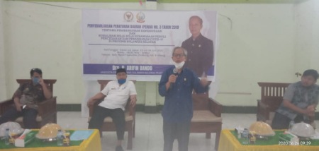 Anggota DPRD Sulsel Ini Gandeng Dispopar dan Karang Taruna Enrekang Sosialisasi Perda Kepemudaan