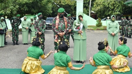 Kunker ke Kodim 1402/Polmas, Danrem Bintang Satu Ini Sampaikan Pesan Ini