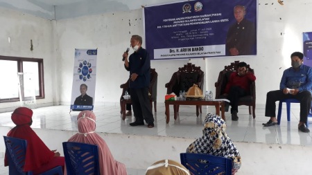 Arifin Bando Sosialisasi Perda Lahan Kritis di Enrekang