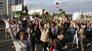 Warga Belarus protes hasil Pilres, mereka menilai Pemilu berlangsung tak adil