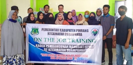 KPM se Kecamatan Duampanua Belajar Aplikasi EHDW dan EDMC 19
