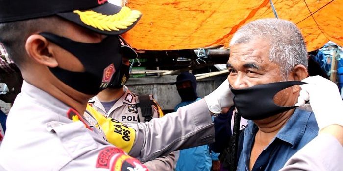 Tekan Penyebaran Covid, Polres Parepare Libatkan Sejumlah Elemen Kampanyekan Penggunaan Masker