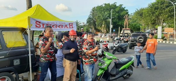 Dukung Perwali, Laskar Merah Putih Parepare Bagikan 1.000 Masker