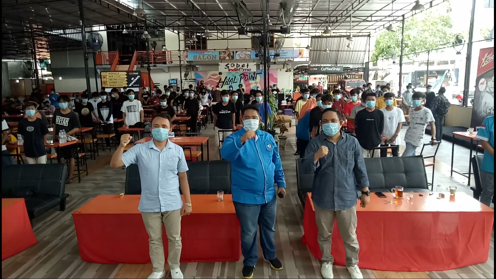 Semarak HSP Ke-92, KNPI Parepare Luncurkan Gerakan Pemuda Sadar Bermasker