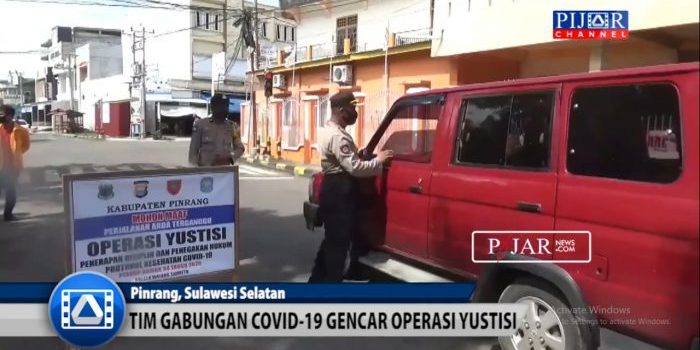 Video : Tim Gabungan Covid-19 Pinrang Gencar Operasi Yustisi