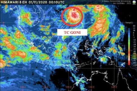 Siklon Tropis Goni Diprediksi Jauhi Indonesia, BNPB Imbau Masyarakat Tetap Waspada