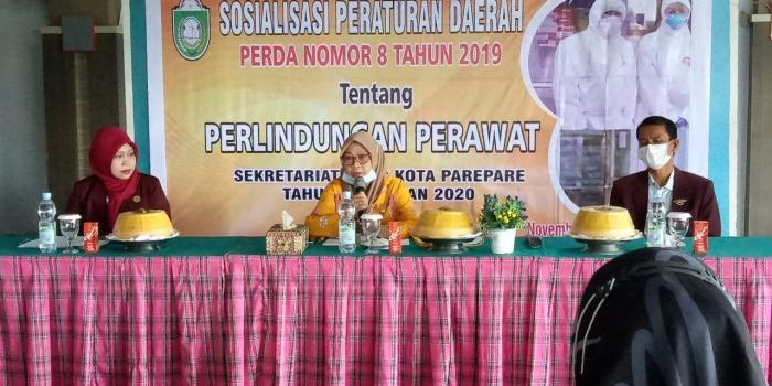 Sosialisasi Perda, Ketua DPRD Parepare Jelaskan Pentingnya Perlindungan Perawat
