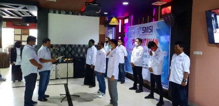 Lantik Pengurus di Parepare, Ketua SMSI Sulsel: SMSI Siap Tangkal Berita Hoaks