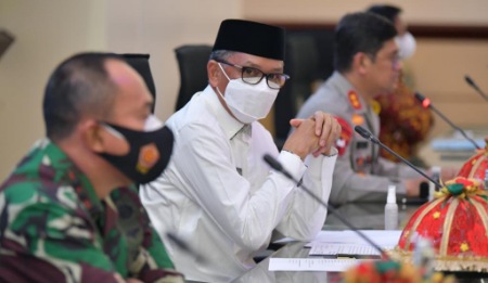 Nurdin Abdullah Harap Kepala Daerah Kerjasama Hingga Tingkat Kades Tegakkan Prokes