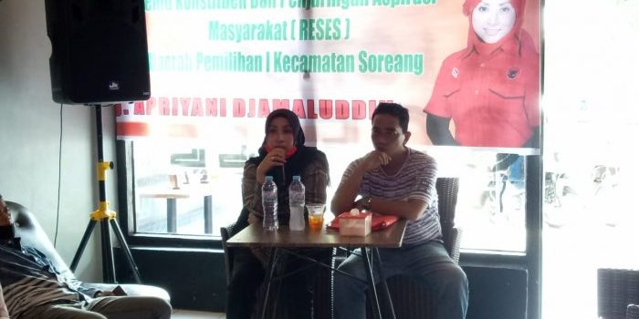 Legislator PDIP Parepare Apriyani Djamaluddin, Jaring Aspirasi Warga Soreang