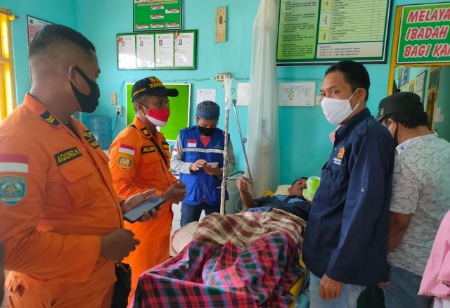 Sempat Dinyatakan Hilang, Nelayan Asal Polman Ditemukan di Pinrang