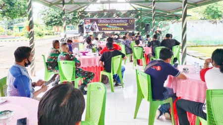 Bertemu Puluhan Media, Letkol Inf Dodi Nur Hidayat Ungkap Target Awalnya Jabat Dandim Sidrap