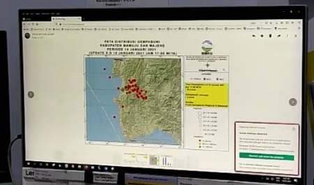 BMKG Sebut Sudah Puluhan Kali Gempa Terjadi di Sulbar