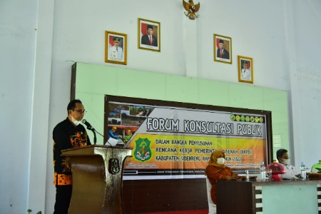 Susun Rancangan Awal RKPD 2022, Pemkab Sidrap Buka Forum Konsultasi Publik