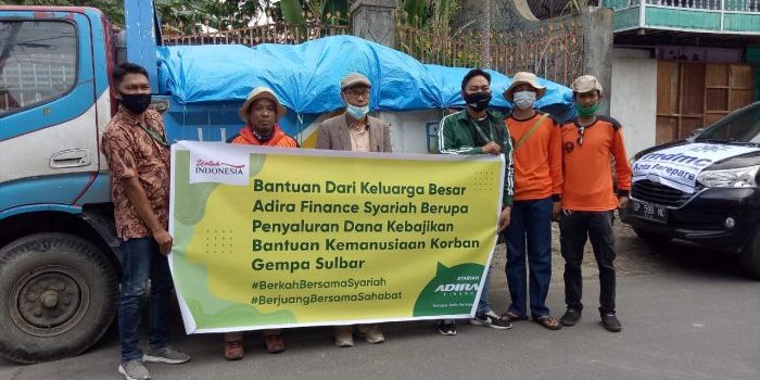 Adira Finance Syariah Percayakan MDMC Kota Parepare Salurkan Bantuan Korban Gempa Sulbar
