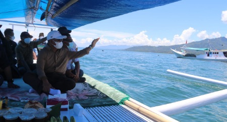 Gubernur Sulbar Launching Perdana Pelayaran Perahu Sandeq