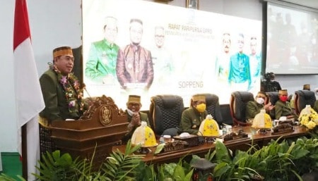 Hadiri Hari Jadi Soppeng ke 760, Abdul Hayat Minta OPD Tak Potong Anggaran Insfratruktur