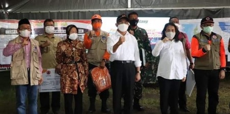 Gubernur Sulbar Terima Bantuan Santuan untuk Korban Gempa dari Menteri PMK