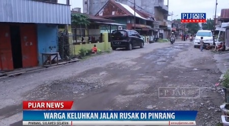 Video: Warga Jalan Elang, Pinrang Keluhkan Jalan Rusak